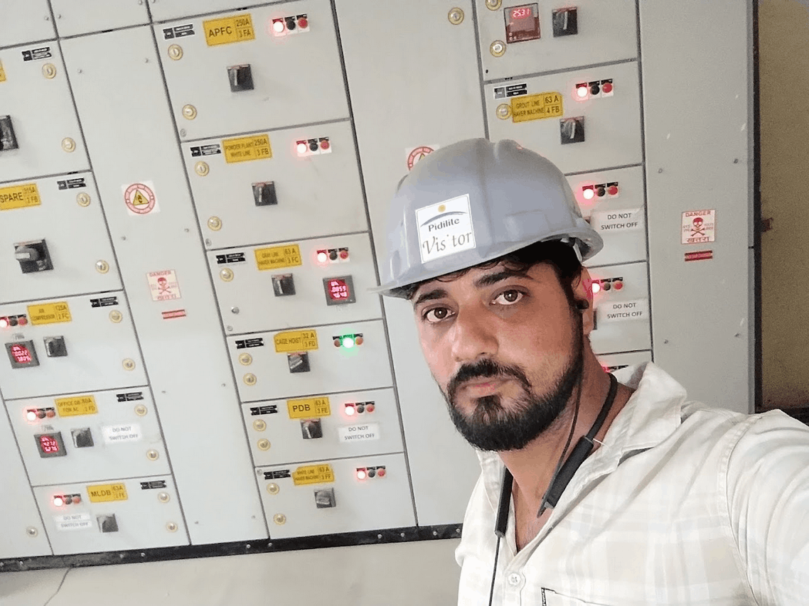 Technician Brijesh Sharma